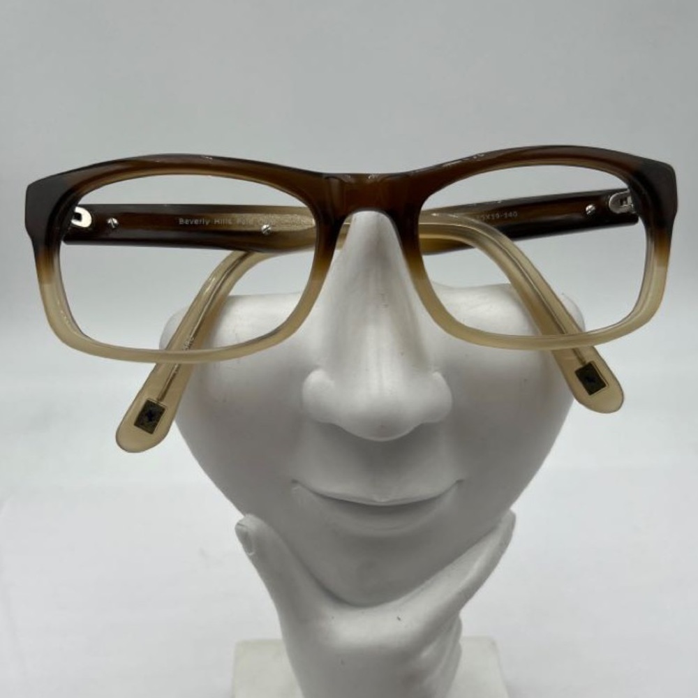 Beverly Hills Polo Club Brown Oval Sunglasses Frames BHPC35
